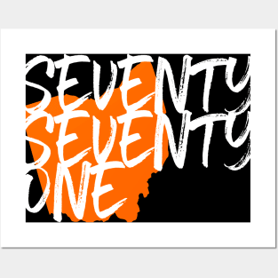 Seventy Seventy-One Posters and Art